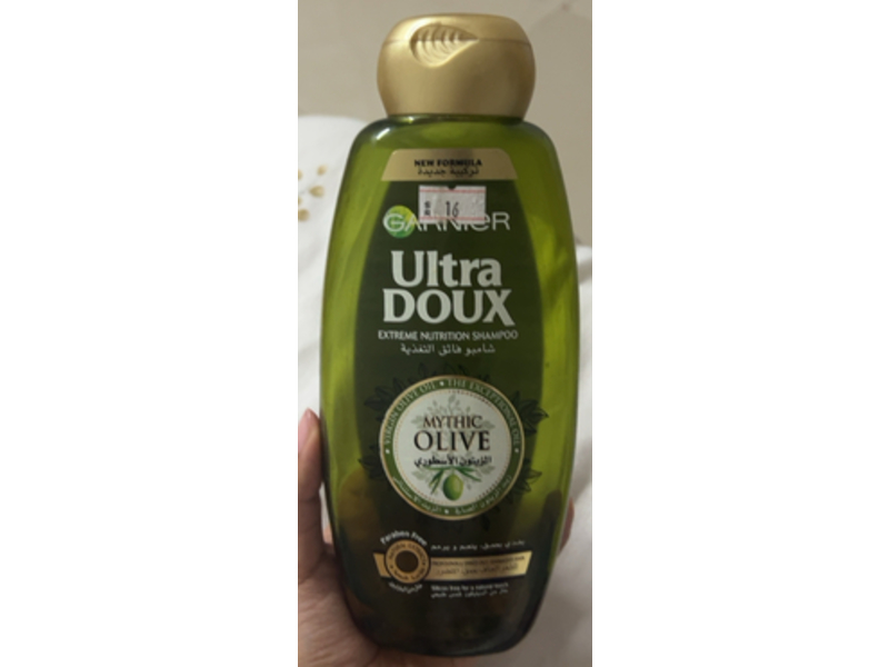 Garnier Ultra Doux Extreme Nutrition Shampoo, Mythic Olive, 400 mL