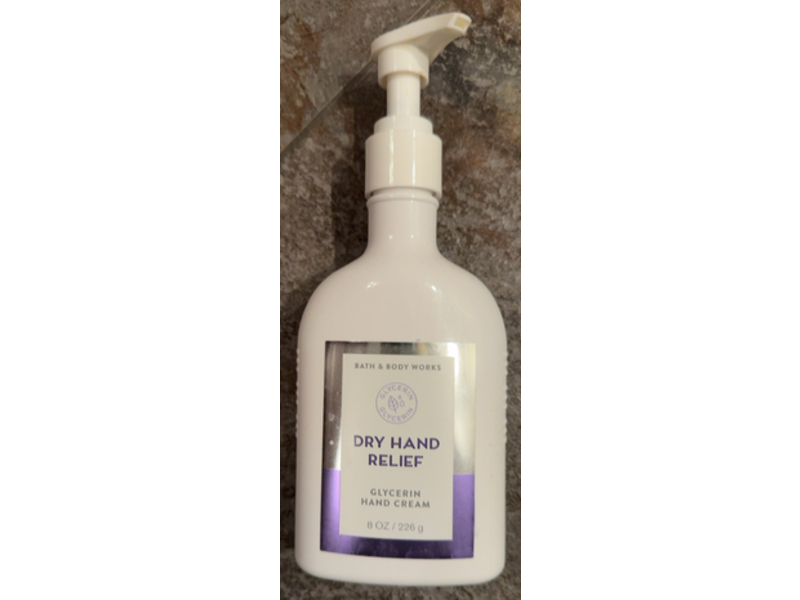 Bath & Body Works Dry Hand Relief Glycerin Hand Cream, 8 oz/226 g