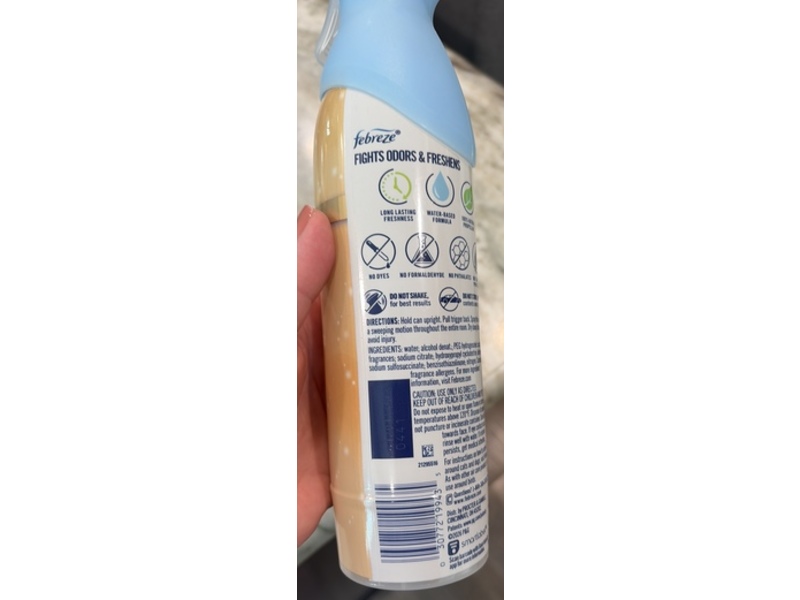 Febreze Soothe & Restore Air Mist, Whiped Warm Sugar Shea Butter, 8.1 oz/230 g, Pack Of 3