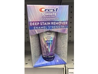 Crest 3D White Deep Stain Remover Enamel Strength Daily Toothpaste, 2.1 oz/59 g - thumbnail 2