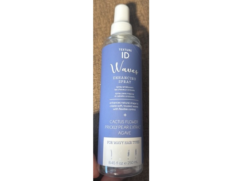 Texture ID Wave Enhancing Spray, Cactus Flower Prickly Pear Extract Agave, 8.45 fl oz/250 mL