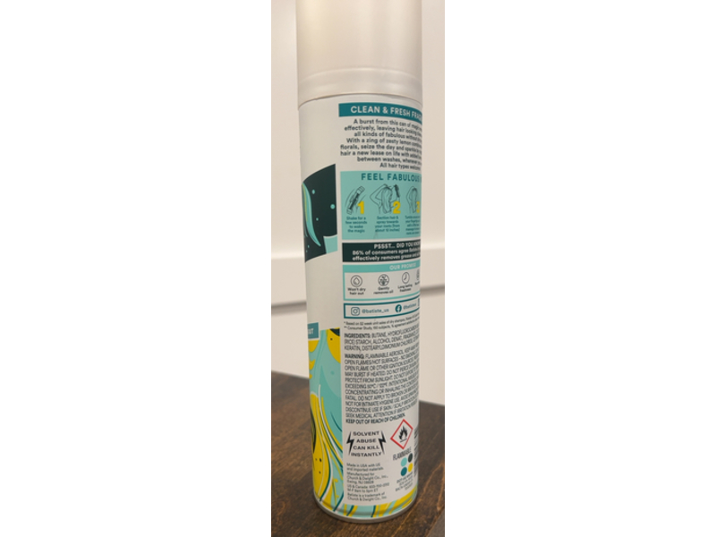 Batiste Dry Shampoo, Original, 7.62 oz/216 g
