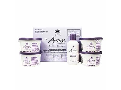 Avlon Affirm Argan Sensitive Scalp Relaxer Kit, 4 Count