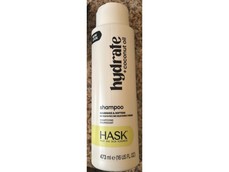 Hask Shampoo, Hydrate+Coconut Oil, 16 fl oz/473 mL