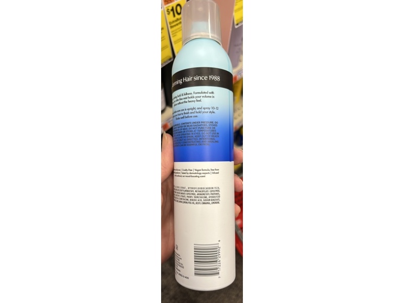 John Frieda Volume Lift Hold the Lift Hairspray, 10 oz/283 g