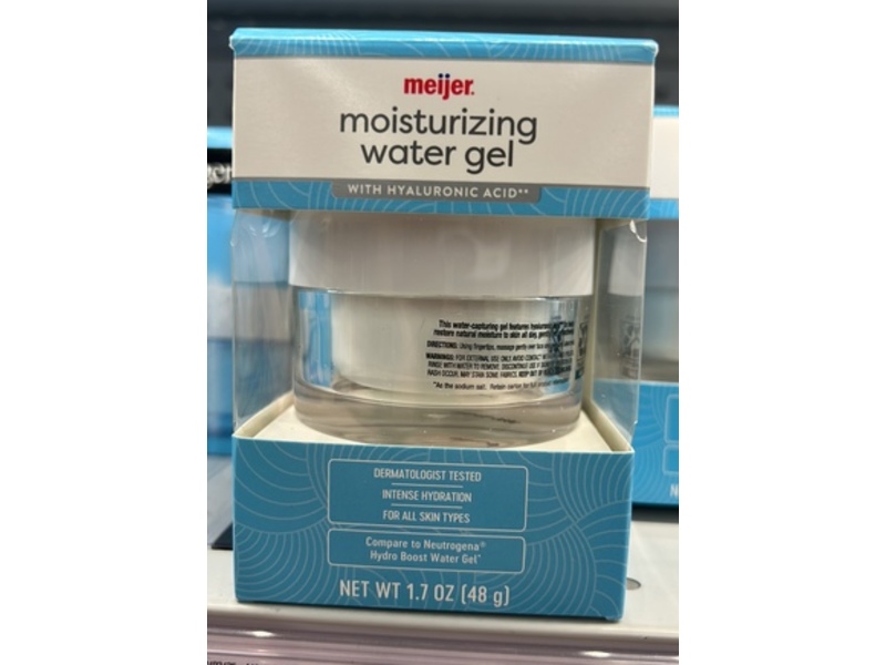 Meijer Moisturizing Water Gel, Hyaluronic Acid, 1.7 oz/48 g