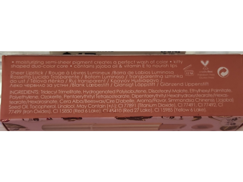 Winky Lux Purrfect Pout Sheer Lipstick, Pawsh, 0.13 oz