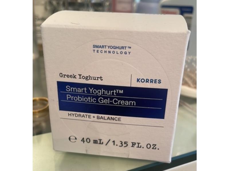 Korres Hydrate + Balance Greek Yoghurt Probiotic Gel-Cream, 1.35 fl oz/40 mL