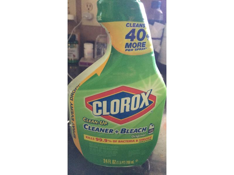 Clorox Clean-up Cleaner + Bleach, Original, 24 fl oz/709 mL