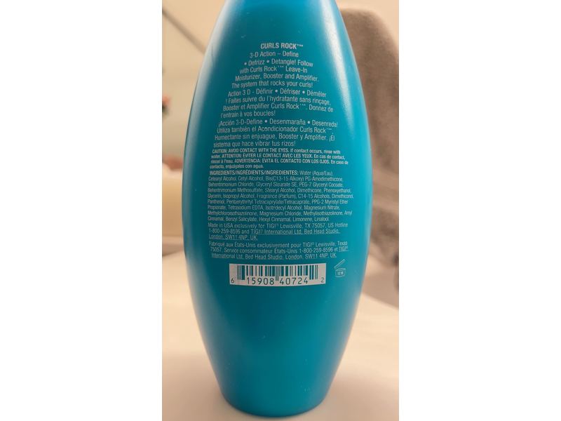 Tigi Catwalk Curls Rock Curley Hair Conditioner, 8.5 fl oz/250 mL