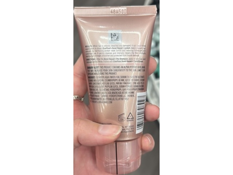 L'Oreal Paris EverPure Sulfate-Free Bond Repair+Shampoo, 2.5 fl oz/75 mL
