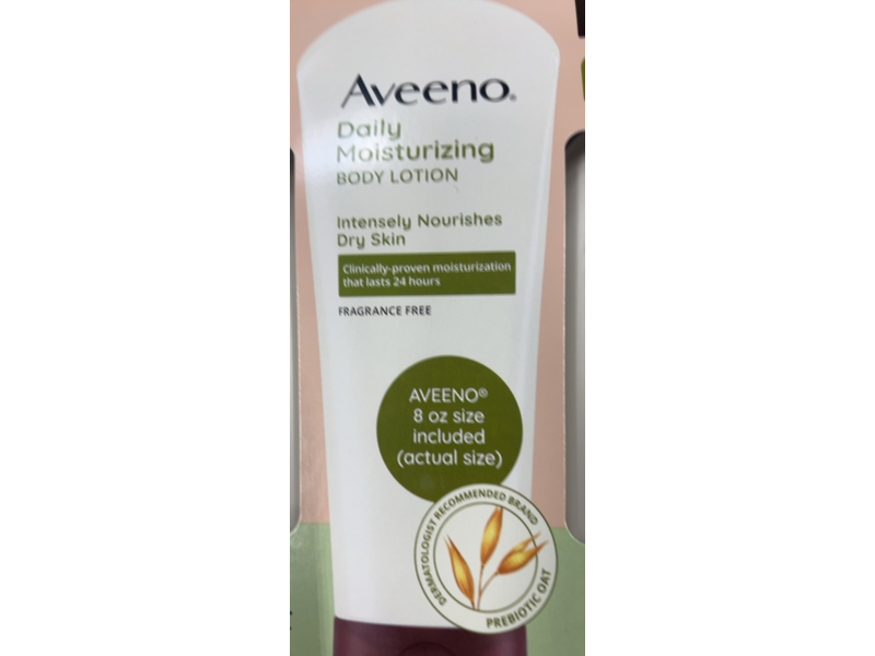 Aveeno Daily Moisturizing Body Lotion, 18 fl oz/532 mL, Pack of 3