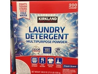 Kirkland Laundry Detergent Multipurpose Power, Fresh, 200 Loads, 348.8 oz/9.88 kg - thumbnail 2