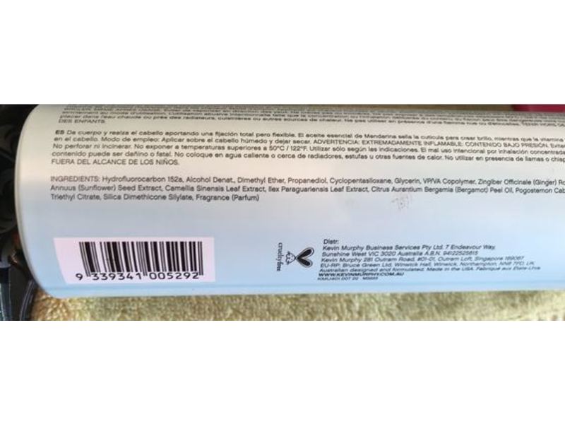 Kevin Murphy Bedroom. Hair Flexible Texturising Hairspray 7.9 fl oz/235 mL