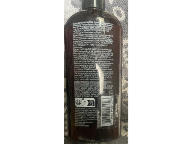 American Crew Men's Daily Moisturizing Conditioner, Citrus Mint, 8.45 fl oz