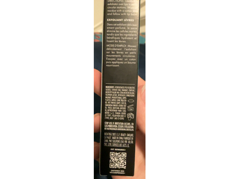 e.l.f Cosmetics Lip Exfoliator, Cotton Candy, 0.1 oz/3 g