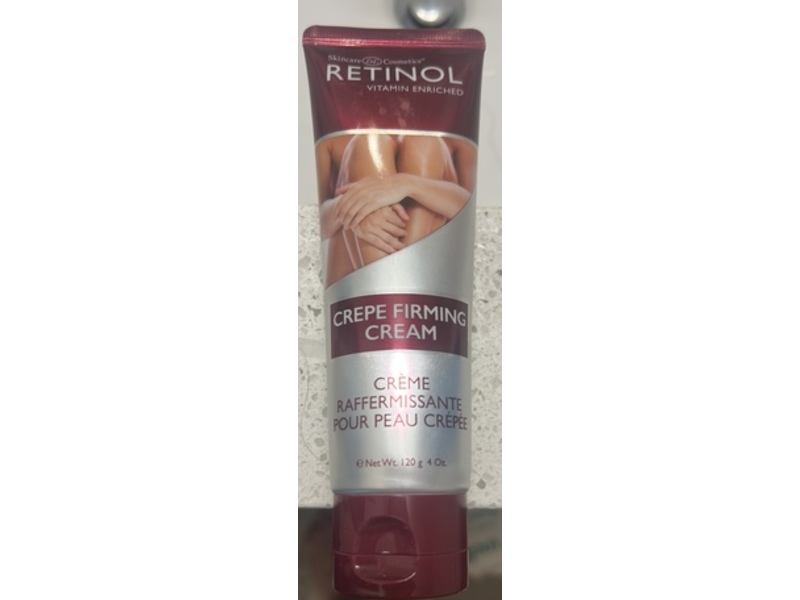 Skincare Cosmetics Crepe Firming Cream, Retinol, 4 oz/120 g