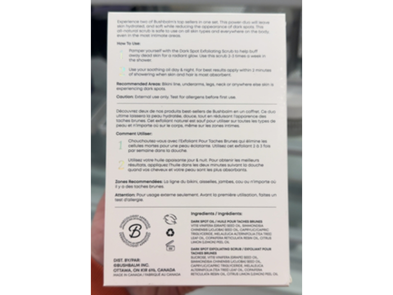 Bushbalm Bermuda All Is Bright Dark Spots Minimize Kit