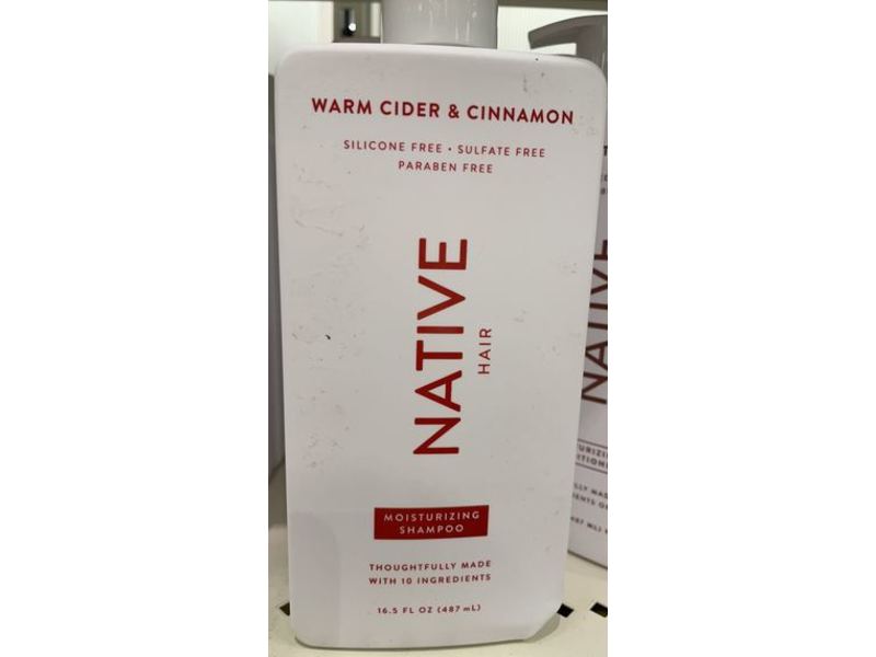 Native Moisturizing Shampoo, Warm Cider & Cinnamon, 16.5 fl oz/487 mL