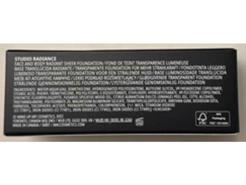 M.A.C. Cosmetics Studio Radiance Face And Body Radiant Sheer Foundation, C7, 1.7 fl oz/50 mL