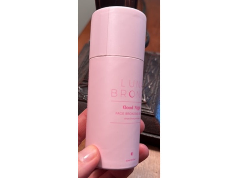 Luna Bronze Good Night Face Bronzing Serum, 1.01 fl oz/30 mL