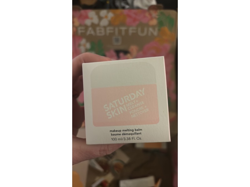 Saturday Skin Melt+Cleanse Makeup Melting Balm, 3.38 fl oz/100 mL