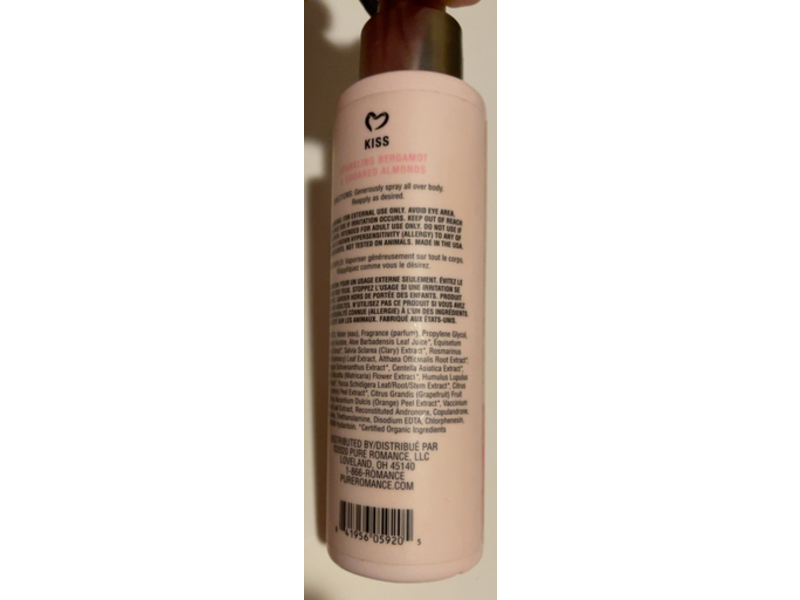 Pure Romance Refreshing Fragrance Mist, Pink Prosecco, 4 fl oz/120 mL