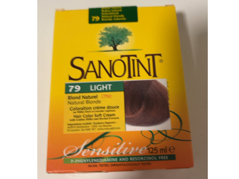 Sanotint Hair Color Soft Cream, 79 Light Blond Natural (7N), 125 mL