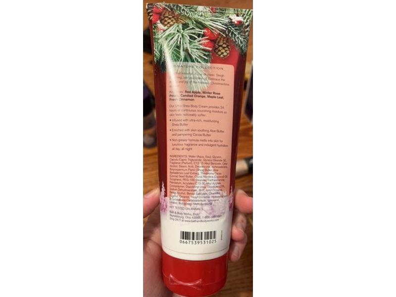 Bath & Body Works Holiday Tradition Body Cream, Winter Candy Apple, 8 fl oz/226 g