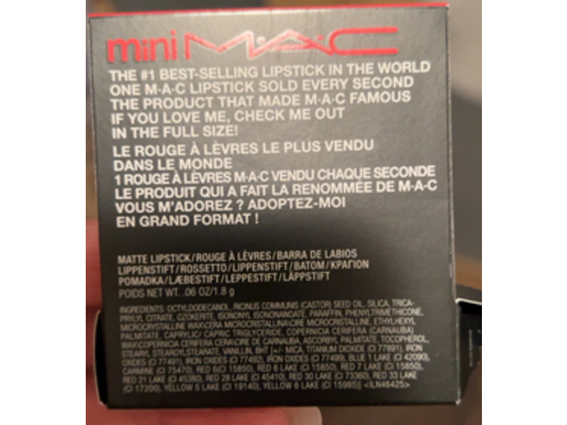 M.A.C Matte Lipstick, Tropic Tonic, 0.06 oz/1.8 g