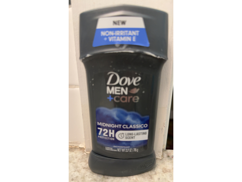Dove Men+Care Long Lasting Antiperspirant, Midnight Classico, 2.7 oz/76 g