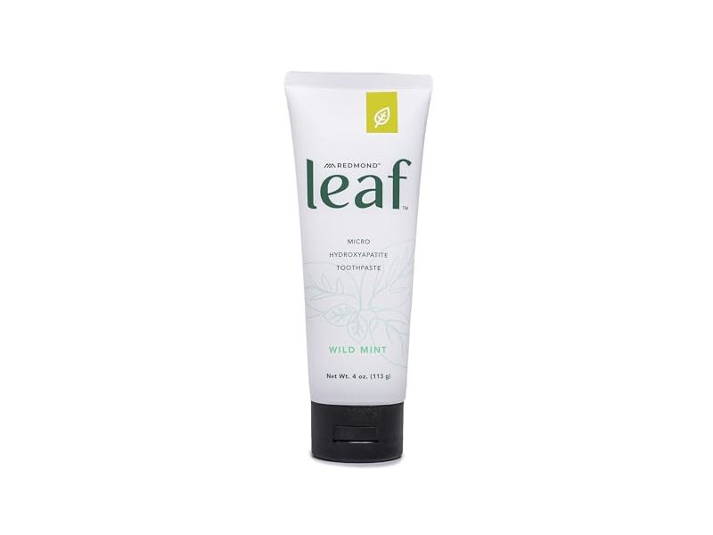 Redmond Leaf Micro Hydroxyapatite Toothpaste, Wild Mint, 4 fl oz/113 g