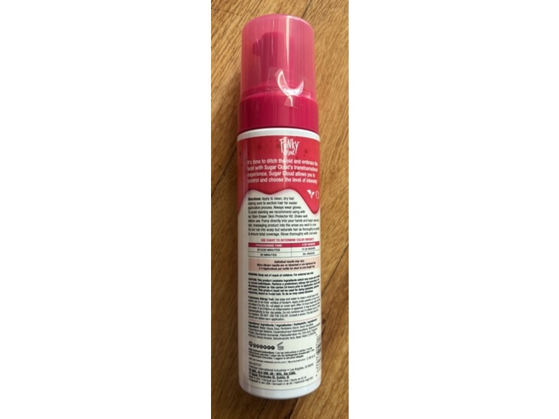 Punky Sugar Cloud Semi-Permanent Foam Hair Color, Candyfloss, 6 fl oz/177 mL