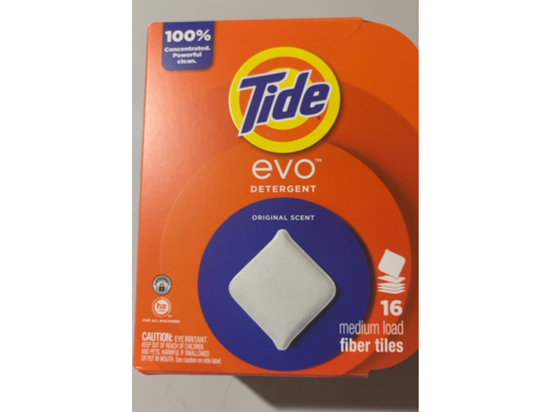 Tide Evo Detergent Pods, Original Scent, 16 Count