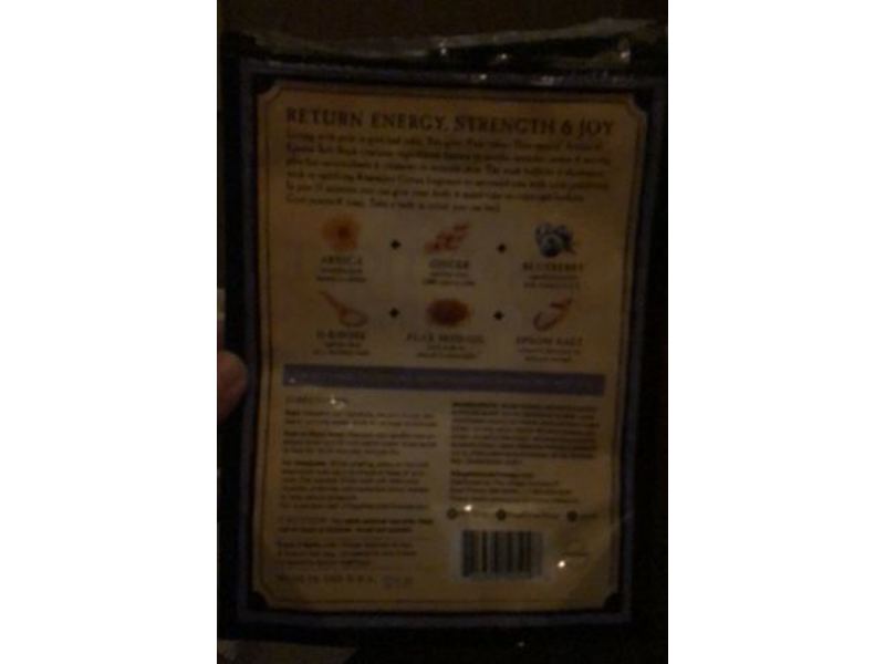 Village Naturals Chronic Pain & Fatigue Body Soak, Arnica & Epsom Salt, 36 oz/2.25 lbs