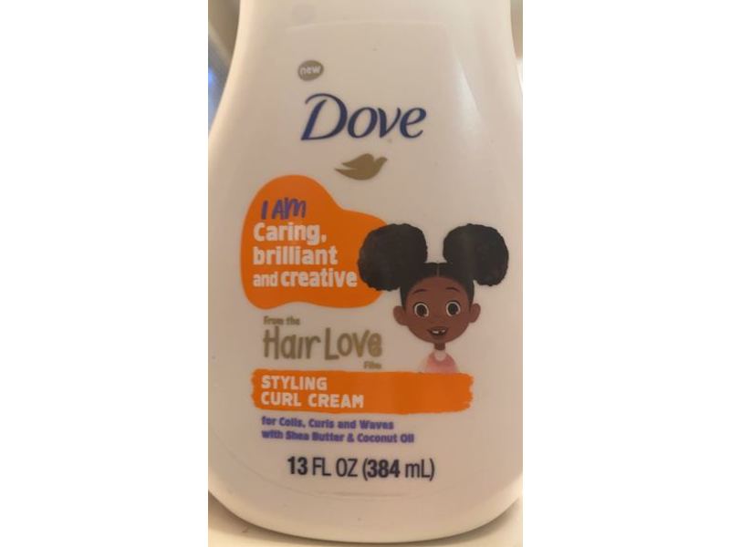 Dove Styling Curl Cream, Shea Butter & Coconut Oil, 13 fl oz/384 mL