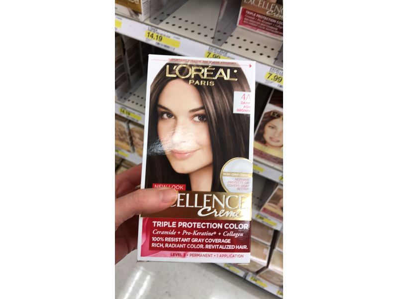 L'Oreal Excellence Creme, 4A Dark Ash Brown
