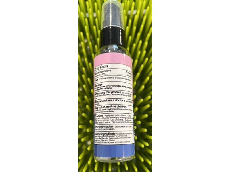 Tubby Todd Bath Co Hand Sanitizer, Lavender + Rosemary, 2 fl oz/59 mL