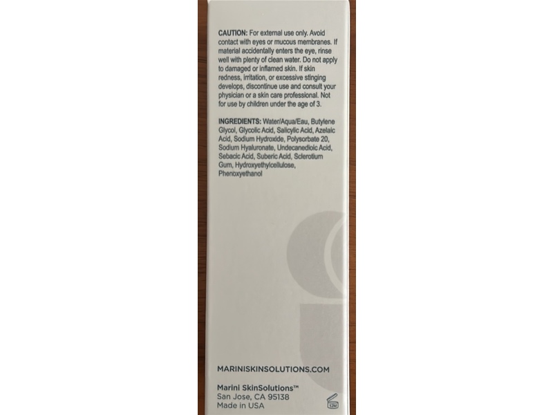Marini Skin Solutions Bioclear Face Lotion, 1 fl oz/30 mL