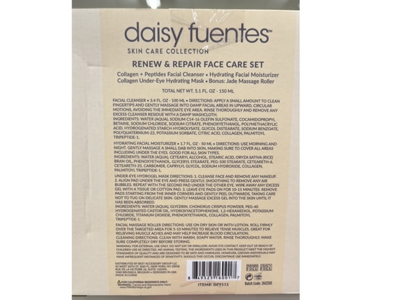 Daisy Fuentes Renew & Repair Face Care Set