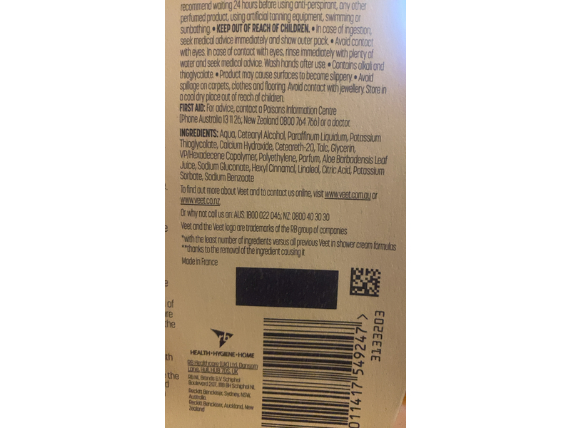 Veet Pure Hair Removal Cream, 150 mL