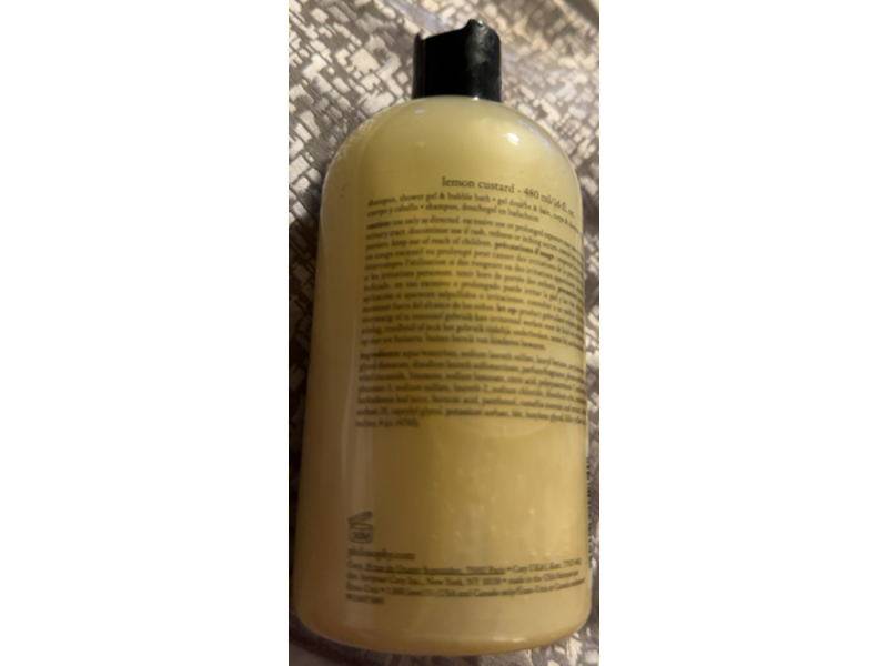 Philosophy 3-In-1 Shampoo, Lemon Custard, 16 fl oz/480 mL