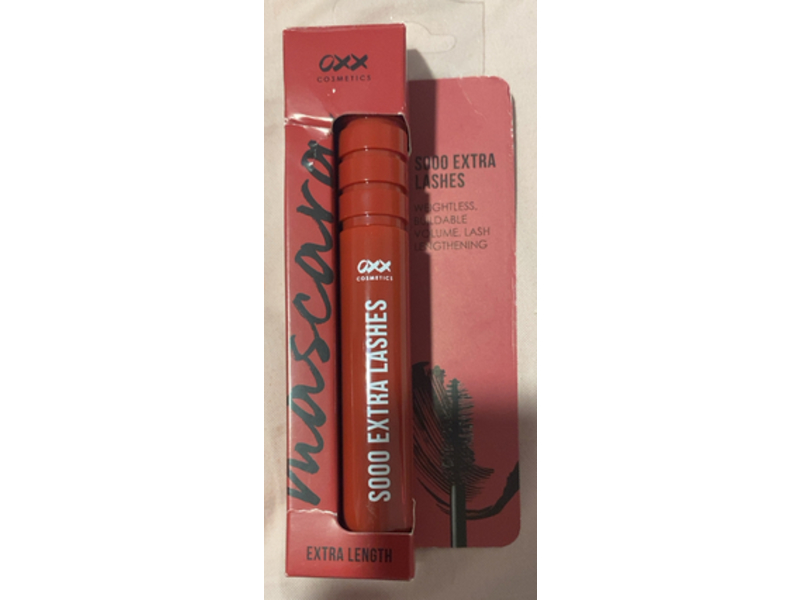 OXX Cosmetics Extra Length Sooo Extra Lashes Mascara, Black, 14 mL