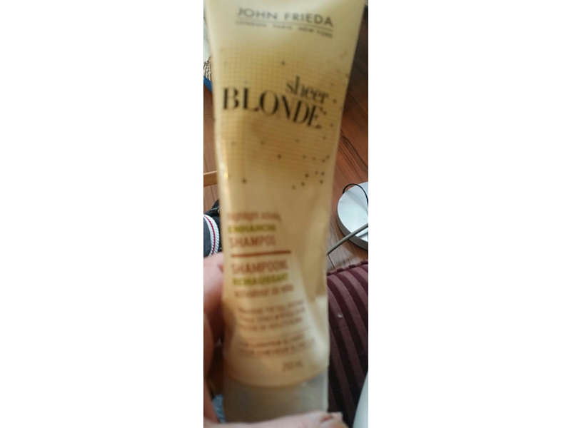 John Frieda Sheer Blonde Highlight Activating Brightening Shampoo, 8.45 fl oz/250 mL, Pack Of 2