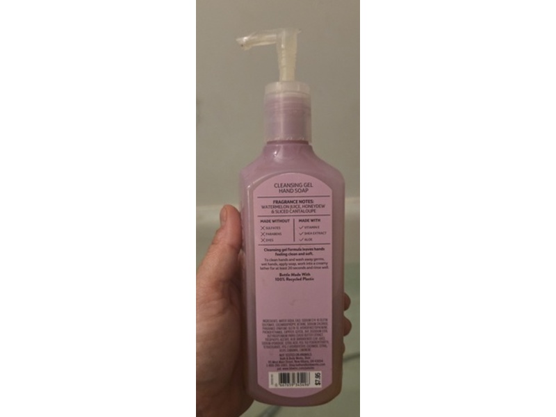 Bath & Body Works Cleansing Gel Hand Soap, Sparkling Watermelon, 8 fl oz/236 mL