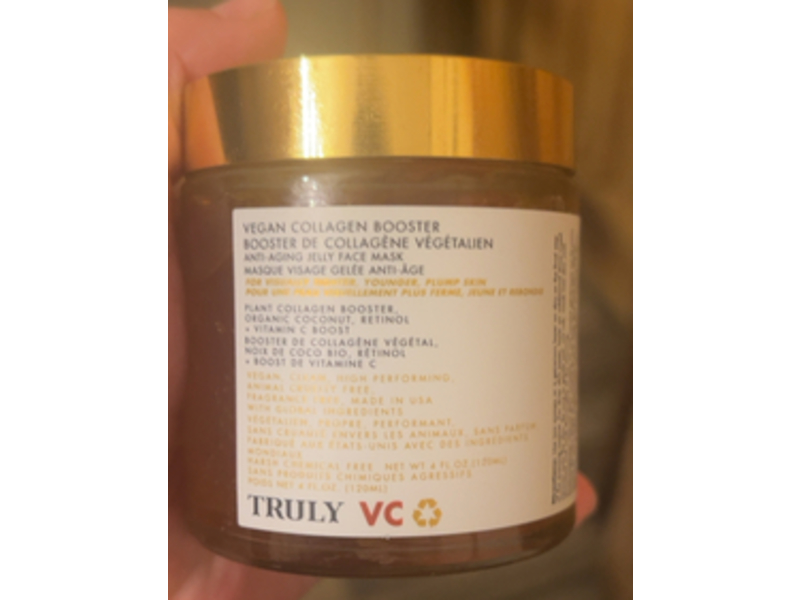 Truly Vegan Collagen Booster Face Mask, 4 fl oz/120 mL
