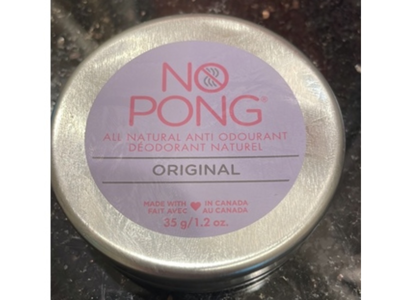 No Pong All Natural Deodorant, Original, 1.2 oz/35 g