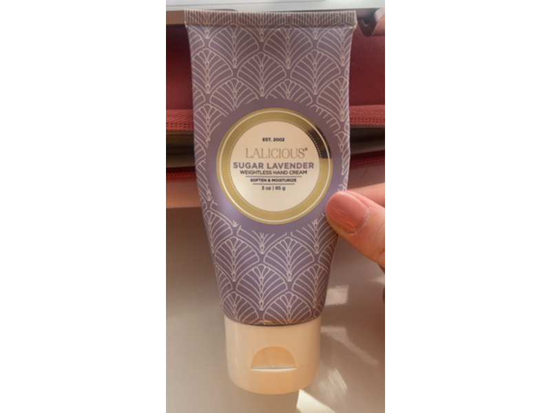 Lalicious Weightless Hand Cream, Sugar Lavender, 3 oz/85 g