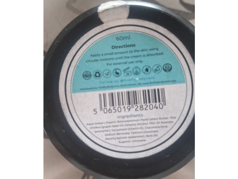 Firefly Moisturizing Cream, Soothing Spearmint, 60 mL