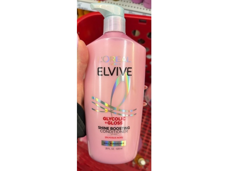 L'Oreal Paris Elvive Glycolic + Gloss Shine Boosting Conditioner, 28 fl oz/828 mL